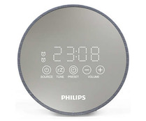 Radio despertador PHILIPS TADR402/12 con carga para smartphone por USB.
