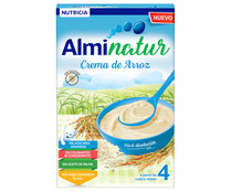 Papilla de crema de arroz sin gluten, a paritr de 4 meses ALMINATUR 250 g. Papilla de crema de arroz sin gluten, a paritr de 4 meses ALMINATUR 250 g.