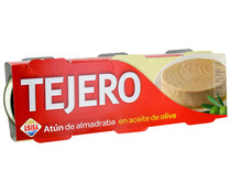 Atún de almadraba en aceite de oliva TEJERO lata de 52 g. pack de 3 uds.