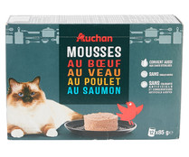 Comida para gatos latita de mousse PRODUCTO ALCAMPO 12 uds. 85 gr.
