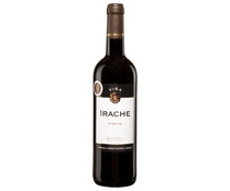 Vino tinto con denominación de origen Navarra IRACHE botella de 75 cl.