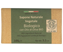 Pastilla de jabón natural vegetal, con aceite de oliva ITERITALIA 100 g.