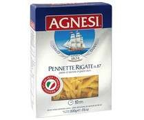Pasta Pennette rigate Nº 87, AGNESI 500 g.