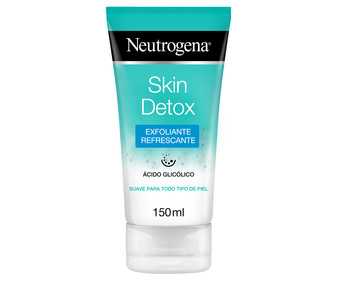 Gel exfoliante refrescante, con ácido Glicólico, para todo tipo de pieles NEUTRÓGENA Skin detox 150 ml. Gel exfoliante refrescante, con ácido Glicólico, para todo tipo de pieles NEUTRÓGENA Skin detox 150 ml.