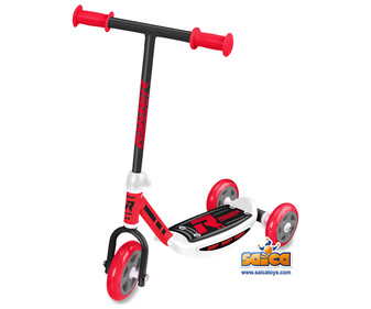 Patinete infantil con 3 ruedas, color rojo RYDER. Patinete infantil con 3 ruedas, color rojo RYDER.