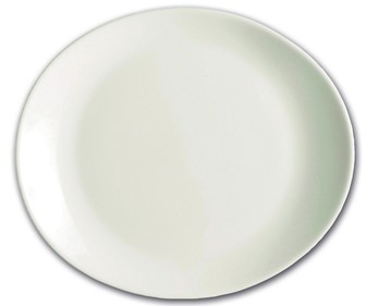 Plato llano serie Friends Time para Steak, 30 centímetros, fabricado en porcelana blanca y con diseño ovalado LUMINARC 1 unidad. Plato llano serie Friends Time para Steak, 30 centímetros, fabricado en porcelana blanca y con diseño ovalado LUMINARC 1 unidad.