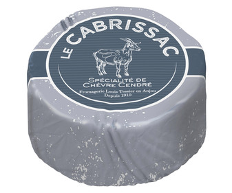 Queso de cabra con ceniza LE CABRISSAC 150 g. Queso de cabra con ceniza LE CABRISSAC 150 g.