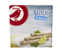 Navajas Chilenas al natural PRODUCTO ALCAMPO lata de 63 g.