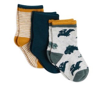Lote de 3 pares de calcetines para bebé IN EXTENSO, talla 24/26. Lote de 3 pares de calcetines para bebé IN EXTENSO, talla 24/26.