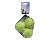 Pelota de tenis pequeña para perros SANDIMAS 3 uds