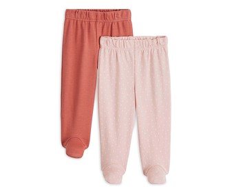 Lote de 2 polainas con pies para bebé IN EXTENSO, talla 50. Lote de 2 polainas con pies para bebé IN EXTENSO, talla 50.
