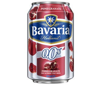Cerveza sabor granada 0,0% alcohol lata de 33 centilitros Cerveza sabor granada 0,0% alcohol lata de 33 centilitros