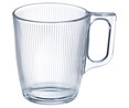 Taza mug de vidrio, 25 cl, LUMINARC Stripy.
