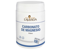 Carbonato de Magnesio en polvo, sin gluten y apto para veganos ANA MARIA LAJUSTICIA 130 g.