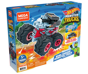 Jueguete de construcción Monster Truck, Tiger Shark o Bone Shaker, HOT WHEELS. Jueguete de construcción Monster Truck, Tiger Shark o Bone Shaker, HOT WHEELS.
