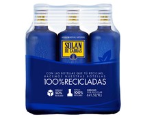 Agua  mineral SOLAN DE CABRAS  botella de 1,5 litros pack de 6 uds.