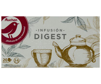 Infusión de manzanilla, menta y anís verde PRODUCTO ALCAMPO 20 uds. 30 g.