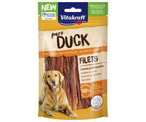 Snacks naturales para perro  de tiras de pato VITAKRAFT 80 gr.