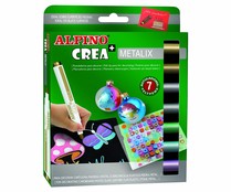 Rotuladores punta y cuerpo más gruesos de lo habitual tinta de distintos colores metalizados ALPINO.