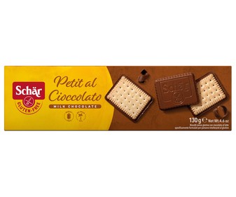 Galletas petit beurre cioccolato sin gluten SCHAR 130 g. Galletas petit beurre cioccolato sin gluten SCHAR 130 g.