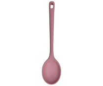 Cuchara para servir fabricada en silicona color rosa, 30 cm. ACTUEL.