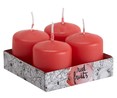 Pack de velas mini perfumadas, aroma frutos rojos, ACTUEL.