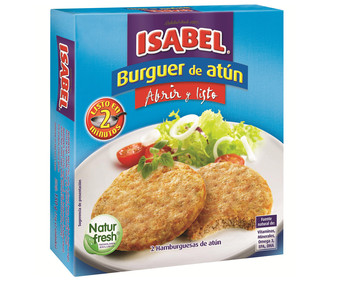 Burger de atún 150 gramos pack de 2 unidades Burger de atún 150 gramos pack de 2 unidades