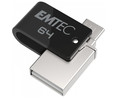 Memoria 64GB EMTEC Mobile & Go, usb dual.