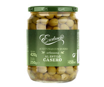 Aceitunas verdes con hueso arbosanas, al estilo casero EXCELENCIA 250 g.
