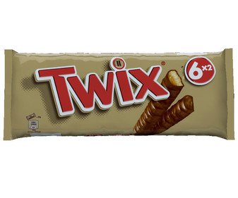Barrita de galleta con caramelo recubierta de chocolate 6Uds Barrita de galleta con caramelo recubierta de chocolate 6Uds