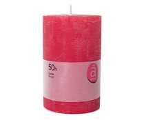 Vela aromática rojo 12cm, ACTUEL.