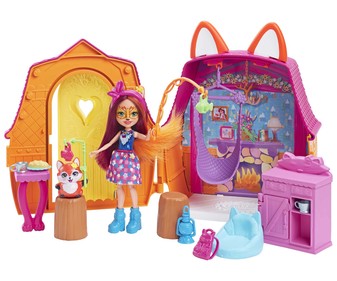 Casita con muñeca y mascota surtidas, incluye accesorios, ENCHANTIMALS. Casita con muñeca y mascota surtidas, incluye accesorios, ENCHANTIMALS.