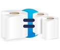 Papel higiénico Megarollo con toque de algodòn SCOTTEX 16 uds