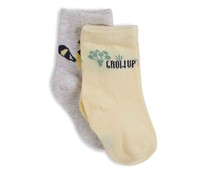 Lote de 2 pares de calcetines para bebé IN EXTENSO, talla 18/20.