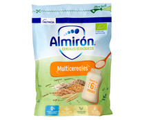 Papilla de cereales ecológicos (trigo, cebada, avena, espelta y centeno), a partir de 6 meses ALMIRÓN Cereales ecológicos 200 g.