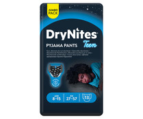 Pañales de noche (calzoncillos absorbentes) talla 8, para niños de 27 a 57 kilogramos DRYNITES Pyjama pants teen 13 uds.