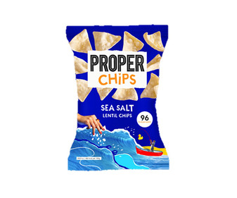 Chips de lentejas con sal Marin PROPER 85 g