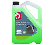 Líquido refrigerante con temperatura de protección de hasta -20ºC, 5L verde orgánico, 20%, ALCAMPO.