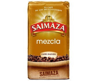 Café molido mezcla SAIMAZA 250 gr, Café molido mezcla SAIMAZA 250 gr,