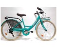 Bicicleta de paseo 26" (66,04cm) 6 velocidades, cuadro de acreo y frenos V-Brake, Holanda HOGAN.