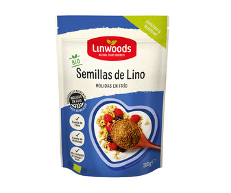 Semillas de lino de agricultura ecológica LINWOODS 200 g. Semillas de lino de agricultura ecológica LINWOODS 200 g.