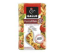 Pasta hélices extrafina con espinacas y tomate GALLO PASTA FINA paquete 450 g.