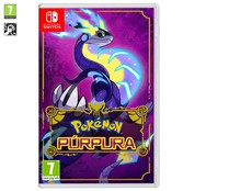 Pokemon Púrpura para Nintendo Switch. Género: rol, combate, acción. PEGI: +7.