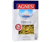 Pasta Fusilli Nº 78 AGNESI 500 g.