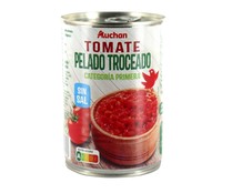 Tomate troceado PRODUCTO ALCAMPO lata de 390 g.