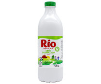 Leche semidesnatada de vaca, de origen gallego RÍO 1.5 l.