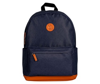 Mochila juvenil color azul fabricada a partir de botellas recicladas, 30x40x14cm, YOUNGS ATTITUDE ALCAMPO. Mochila juvenil color azul fabricada a partir de botellas recicladas, 30x40x14cm, YOUNGS ATTITUDE ALCAMPO.
