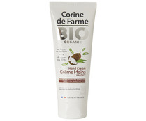 Crema de manos protectora especial pieles secas y sensibles CORINE DE FARME Bio organic 75 ml.