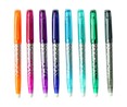 Pack de 8 bolígrafos roller tinta gel de colores borrable, PRODUCTO ALCAMPO.