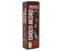 Crujientes de chocolate negro PRODUCTO ALCAMPO 125 g.